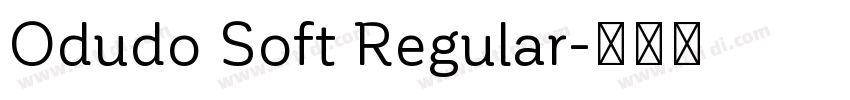Odudo Soft Regular字体转换